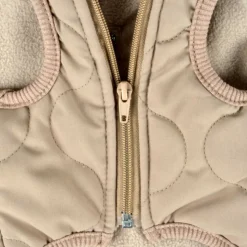 PARIS PRIX - Manteau matelassé pour chien "teddy" 40cm beige