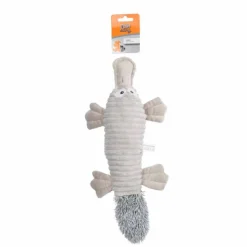PARIS PRIX - Peluche pour chien "ornithorynque" 38cm gris