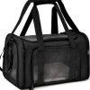 Sac à dos de chat portable et pliable pour sorties noir s downypaws