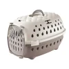 STEFANPLAST - Cage de transport smart chic taupe max 6 kg pour petit chien et chat