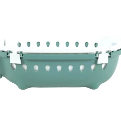 STEFANPLAST - Cage de transport smart chic verte max 6 kg pour petit chien et chat