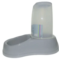 STEFANPLAST - Distributeur de croquettes 3.5 kg, gris en plastique, pour chien ou chat