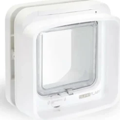 SUREFLAP - Chatiere a puce électronique dualscan - blanc - 142 mm x 120 mm (mémorisation d'un maximum de 32 puces)