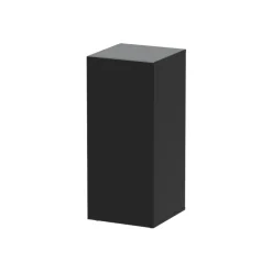 TECATLANTIS - Meuble pour aquarium Kubus 54 en bois noir - 39x40x90 cm