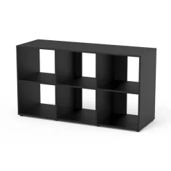 TERRATLANTIS - Meuble pour terrarium Standard Noir L.132xP.45xH.73cm