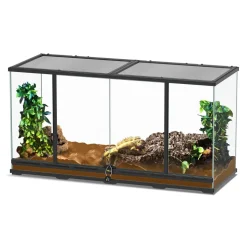 TERRATLANTIS - Terrarium Noir L.118xP.45xH.60cm
