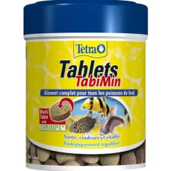 TETRA - Aliment complet poisson de fond omnivore Tetra TabiMin : 250 comprimés