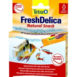 TETRA - Friandises larves de moustiques "blood-worms" en gel 16 sticks de 3 g fresh