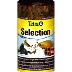 TETRA - Menu selection 4 aliment complet pour poissons tropicaux 45g/100ml