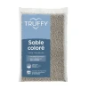 TRUFFY - Sable coloré pour aquarium d'eau douce Truffy gris 5Kg
