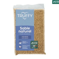TRUFFY - Sable naturel de rivière pour aquarium d'eau douce Truffy 5kg