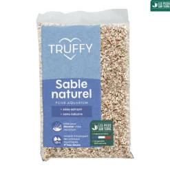 TRUFFY - Sable naturel pour aquarium d'eau douce Truffy rose 800g