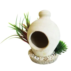 TYROL - Décor aquarium Tyrol maison refuge plantes