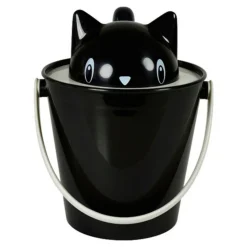 UNITED PETS - Seau de conteneur noir chat