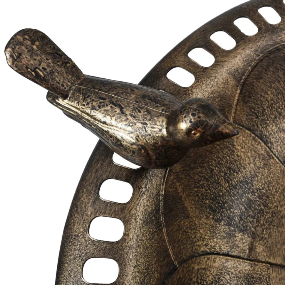 VIDAXL - Baignoire de jardin pour oiseaux bronze plastique