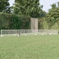 VIDAXL - Cage à lapin 5 panneaux 541x109x54 cm fer galvanisé