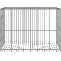 VIDAXL - Cage à lapin 78x54x54 cm fer galvanisé