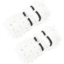 VIDAXL - Filets à foin 2 pcs rond blanc 75x75 cm pp