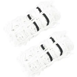 VIDAXL - Filets à foin 2 pcs rond blanc 100x100 cm pp