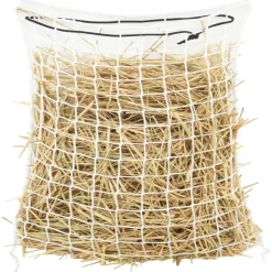 VIDAXL - Filets à foin 2 pcs rond blanc 100x100 cm pp