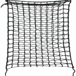 VIDAXL - Filets à foin 2 pcs rond noir 75x75 cm pp