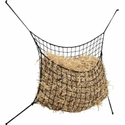 VIDAXL - Filets à foin 2 pcs rectangulaire noir 150x90 cm pp