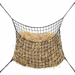 VIDAXL - Filets à foin 2 pcs rectangulaire noir 100x90 cm pp