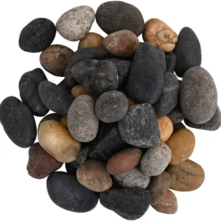 VIDAXL - Galets polis 25 kg multicolores 5-8 cm