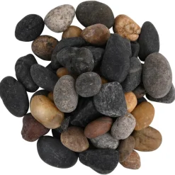 VIDAXL - Galets polis 25 kg multicolores 5-8 cm