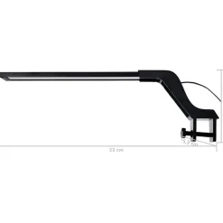 VIDAXL - Lampe à led d'aquarium avec pince 35-55 cm bleu et blanc