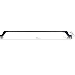VIDAXL - Lampe à led d'aquarium avec pinces 90-105 cm bleu et blanc