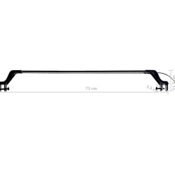VIDAXL - Lampe à led d'aquarium avec pinces 75-90 cm bleu et blanc