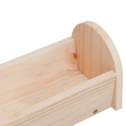 VIDAXL - Mangeoire à foin pour lapins 28x10x10 cm bois massif de sapin