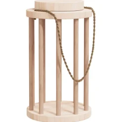 VIDAXL - Mangeoire à foin pour lapins ø15x25,5 cm bois massif de sapin