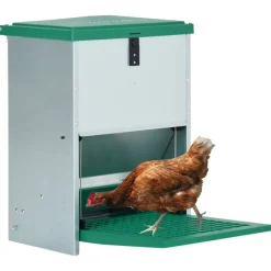 VIDAXL - Mangeoire automatique pour volaille avec pédale 12 kg