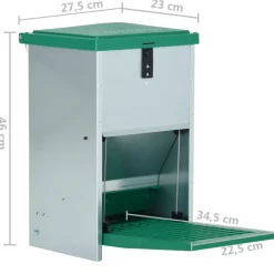 VIDAXL - Mangeoire automatique pour volaille avec pédale 8 kg