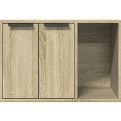 VIDAXL - Meuble de bac à litière pour chat chêne sonoma bois ingénierie