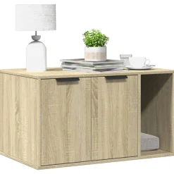 VIDAXL - Meuble de bac à litière pour chat chêne sonoma bois ingénierie