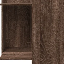 VIDAXL - Meuble de bac à litière pour chat chêne marron bois ingénierie