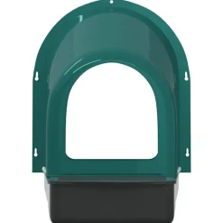 VIDAXL - Nichoirs à poules 4 pièces fixation murale plastique vert foncé