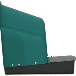 VIDAXL - Nichoirs à poules 4 pièces fixation murale plastique vert foncé