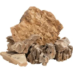 VIDAXL - Pierres du dragon 25 kg marron 5-30 cm
