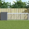VIDAXL - Poulailler avec cour anthracite 110x405x110 cm acier galvanisé