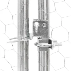 VIDAXL - Poulailler avec toit 2,5x4x2,25 m acier galvanisé