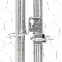 VIDAXL - Poulailler avec toit 2,5x12x2,25 m acier galvanisé