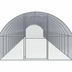 VIDAXL - Poulailler d extérieur 3x24x2 m acier galvanisé