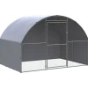 VIDAXL - Poulailler d extérieur 3x2x2 m acier galvanisé