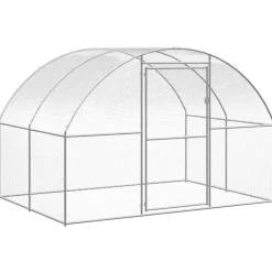 VIDAXL - Poulailler d extérieur 3x20x2 m acier galvanisé