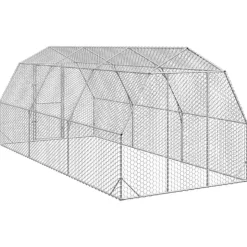 VIDAXL - Poulailler 2,5x6x2,25 m acier galvanisé