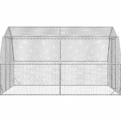 VIDAXL - Poulailler 2,5x4x2,25 m acier galvanisé